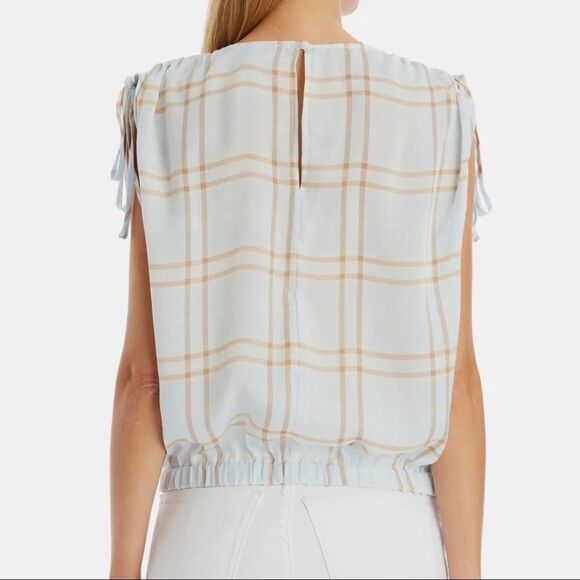 Laundry by Shelli Segel Tie Shoulder Top NWT L - Picture 2 of 10